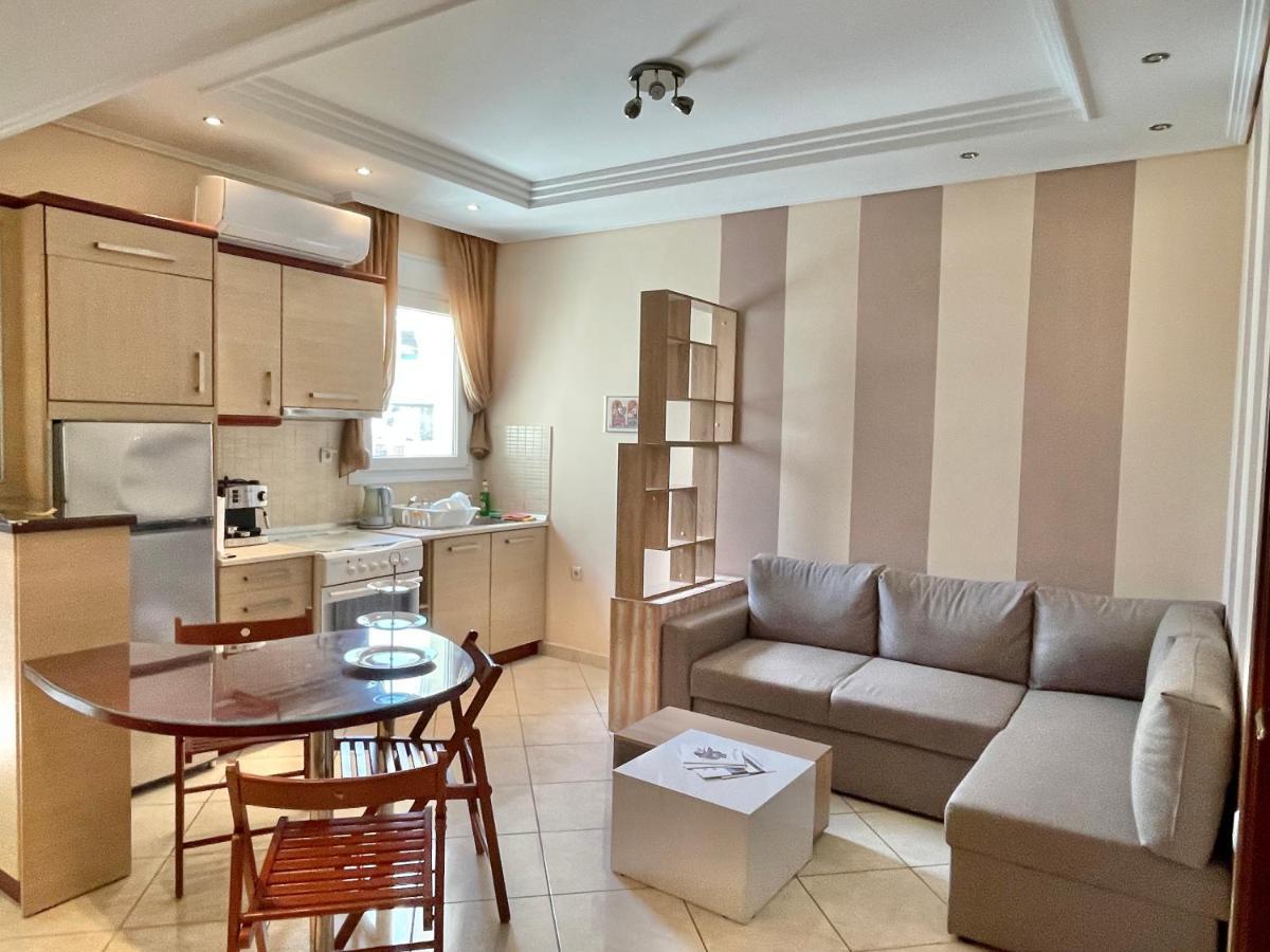George & Nia Apartment - Central Kavala With Panoramic Terrace View Kültér fotó
