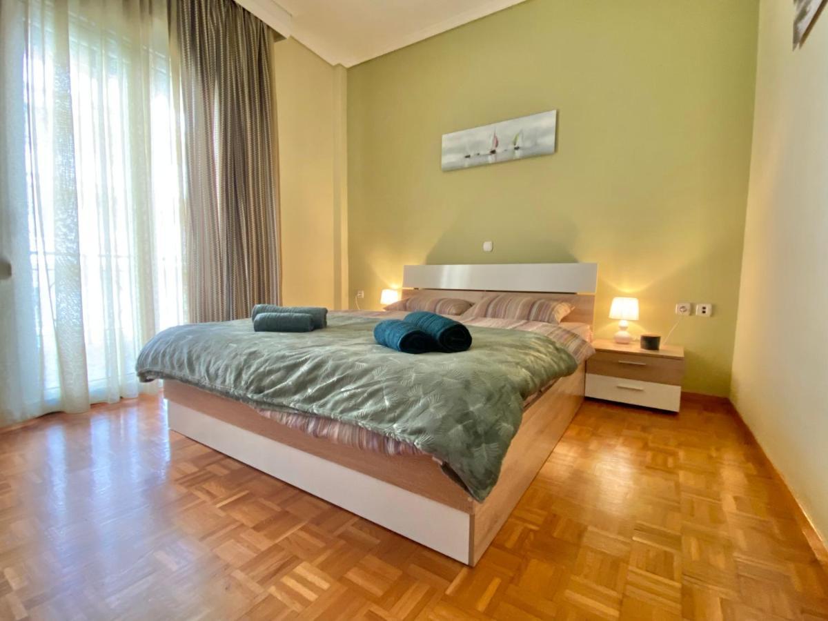 George & Nia Apartment - Central Kavala With Panoramic Terrace View Kültér fotó