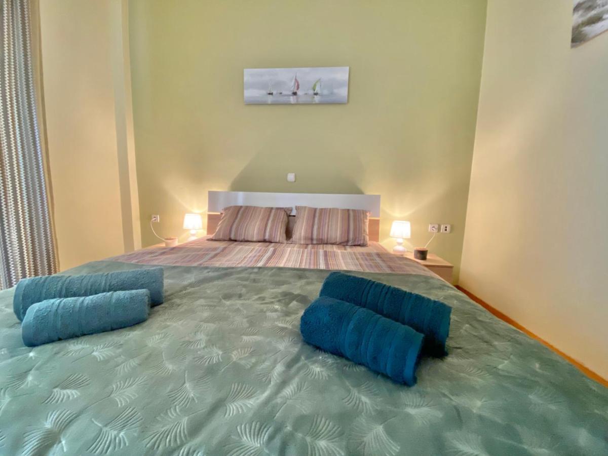 George & Nia Apartment - Central Kavala With Panoramic Terrace View Kültér fotó